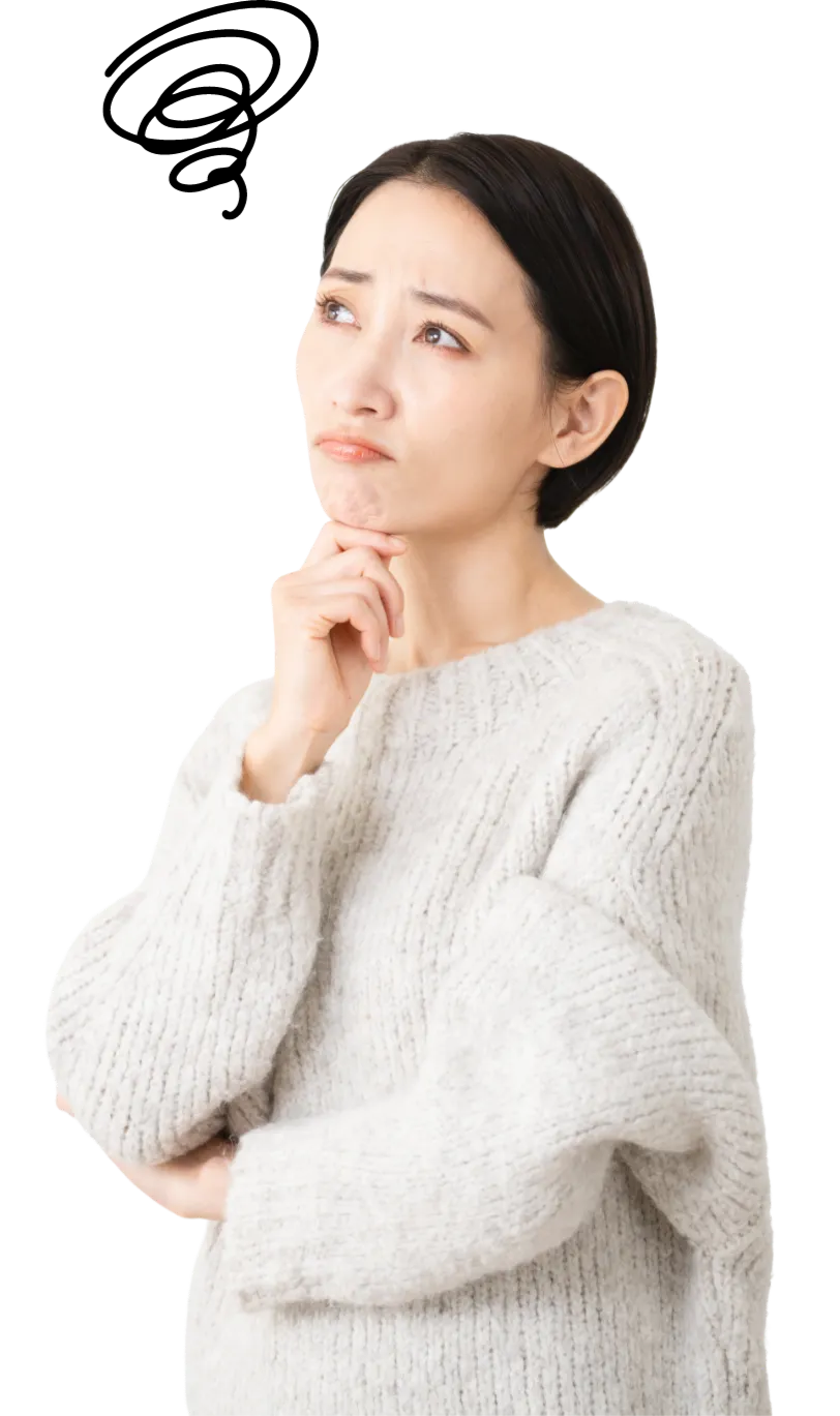 悩む女性